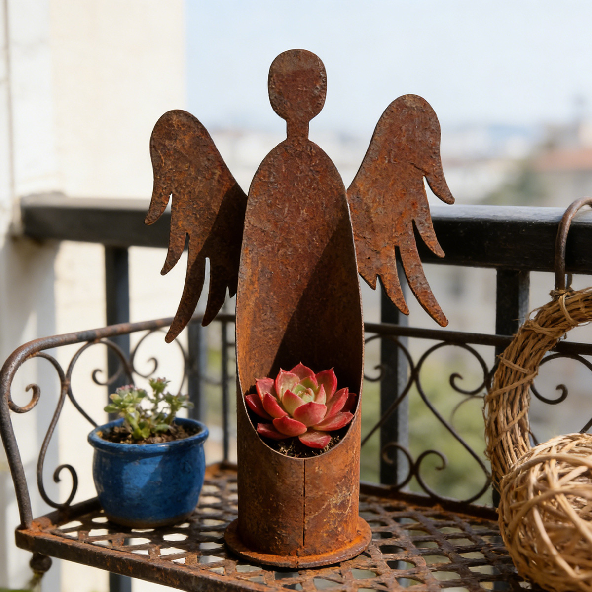 Outdoor Furniture Iron - Escultura de Jardim em Ferro, Escultura