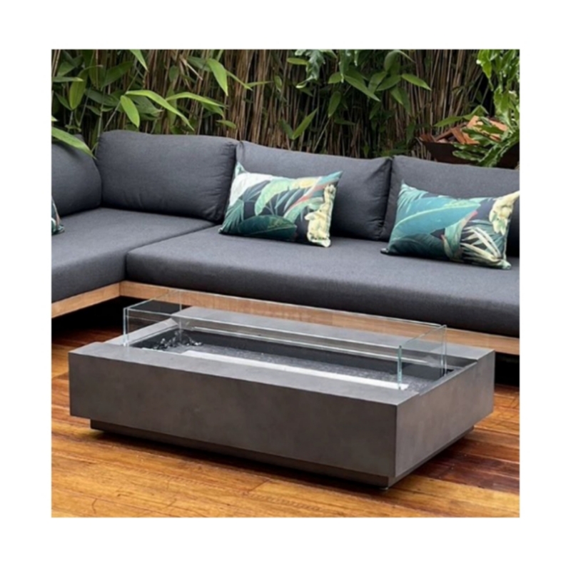Outdoor Furniture Fire Table - Conjunto de Móveis Externos Modernos em