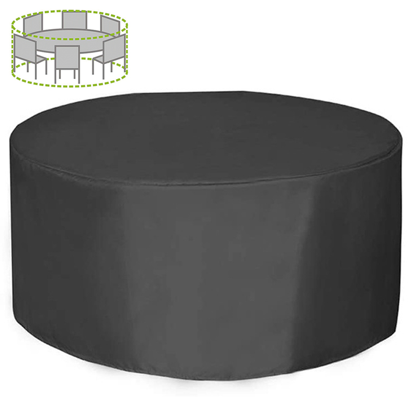 Outdoor Furniture Table And Chairs - Capa Redonda para Móveis em 12