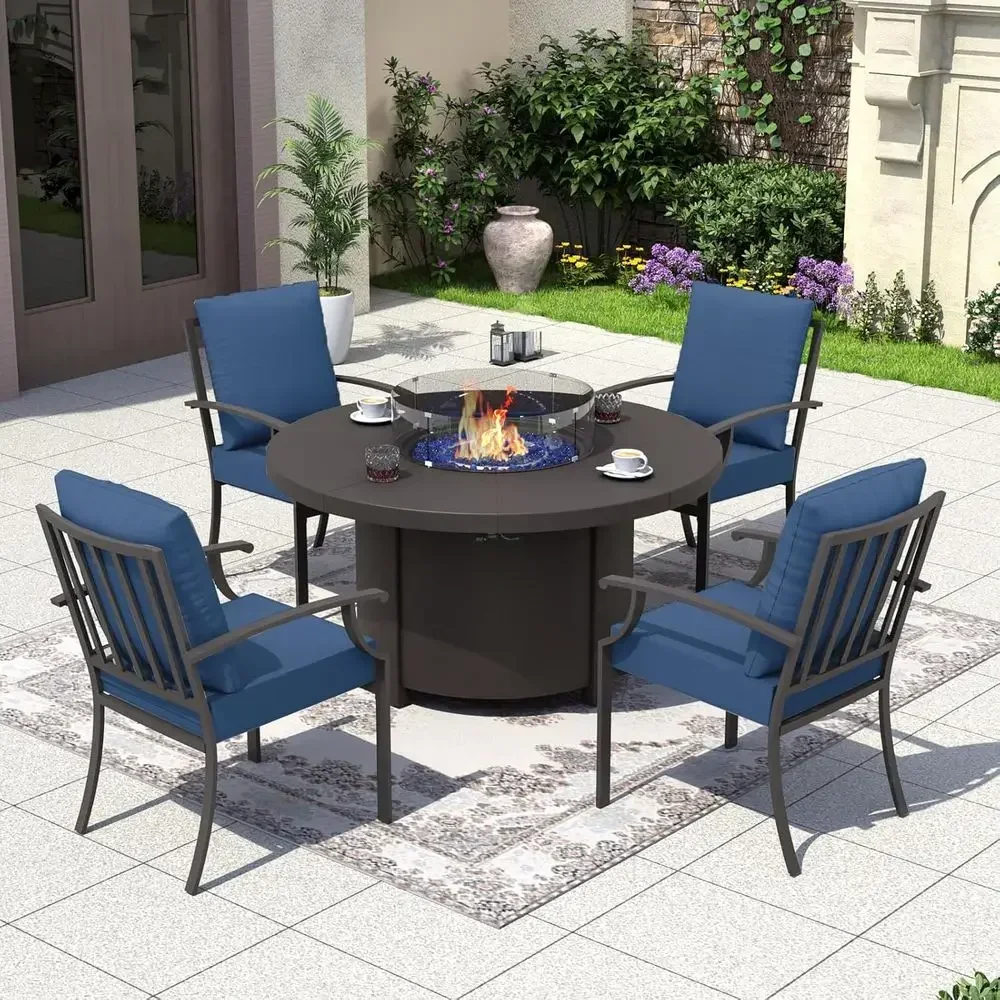 Outdoor Furniture Fire Table - Conjunto de Móveis para Área Externa