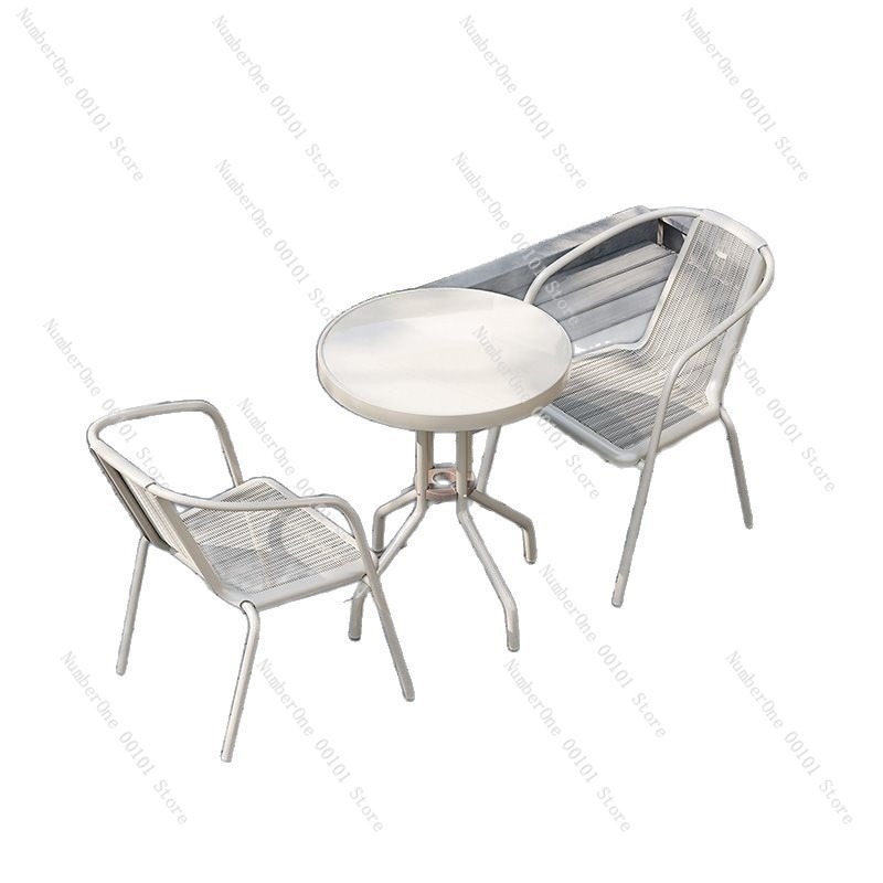 Outdoor Furniture Table And Chairs - Conjunto de Mesa Dobrável para Varanda