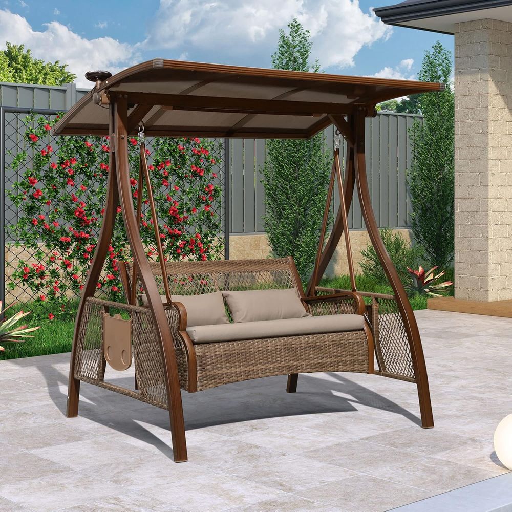 Outdoor Furniture Without Cushions - Cadeira de Balanço para Pátio e