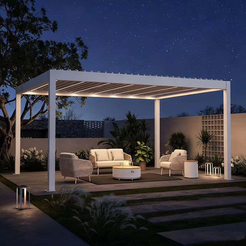 Outdoor Furniture Gazebo - Pavilhão Externo Resistente à Ferrugem com