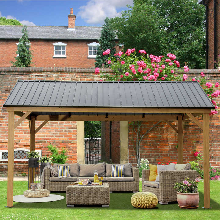 Outdoor Furniture Gazebo - Gazebo de Alumínio para Exterior com