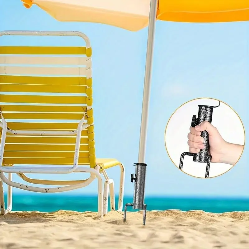 Outdoor Furniture Legs - Suporte ajustável do guarda-chuva de praia,