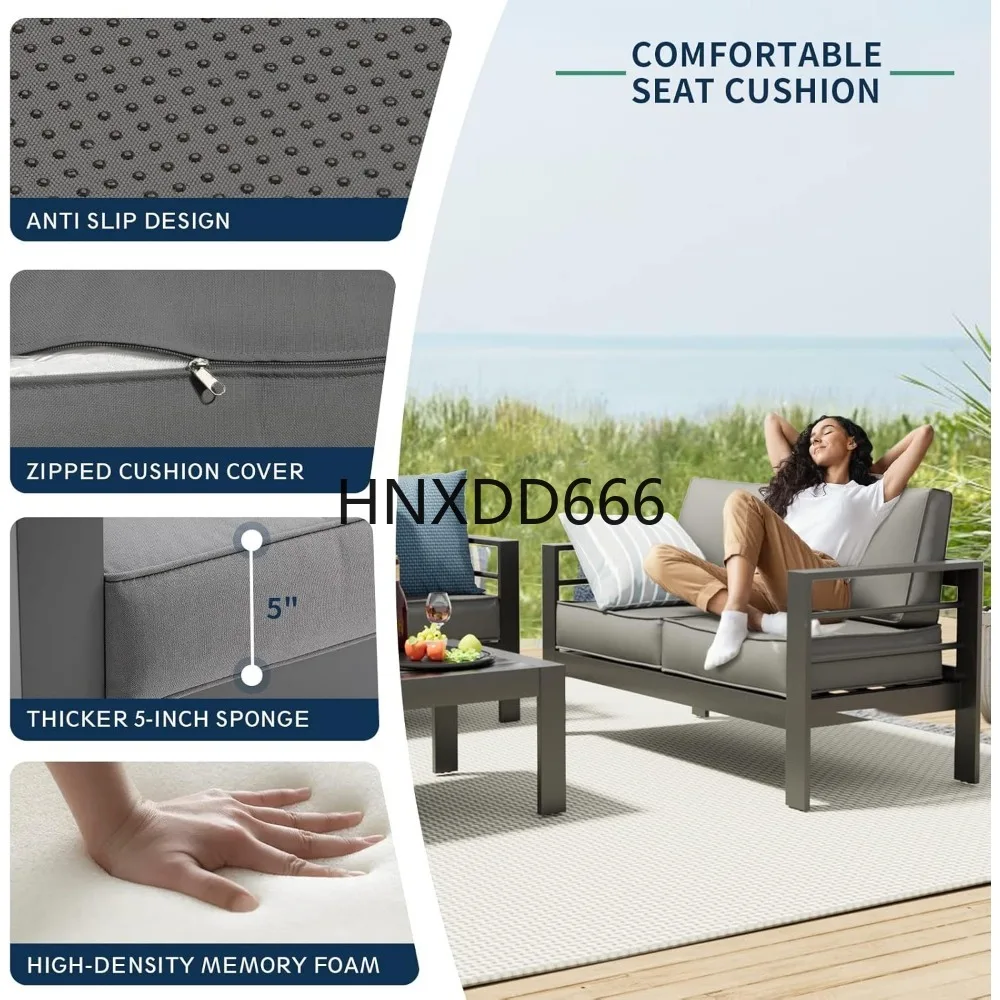 Conjunto de Móveis para Pátio  - Outdoor Furniture Fire Table avaliação e preço
