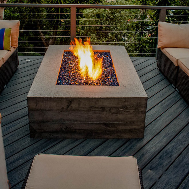 Conjunto de Móveis Externos Mo - Outdoor Furniture Fire Table avaliação e preço