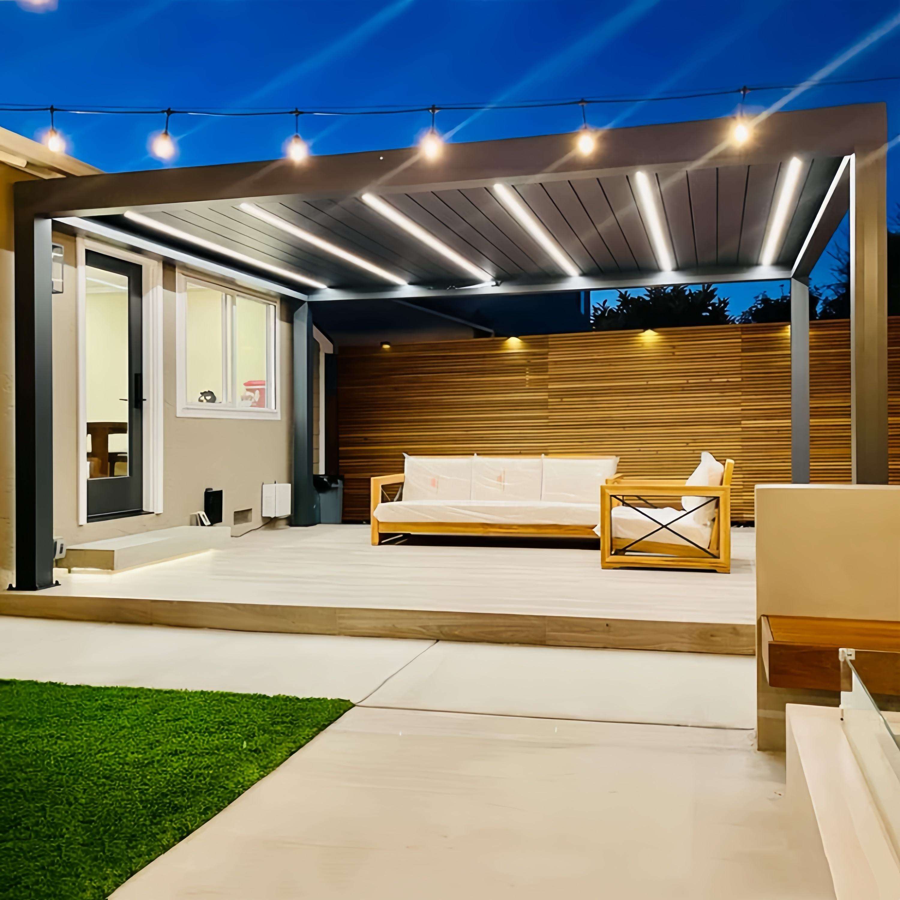 Pavilhão de Alumínio Anodizado - Outdoor Furniture Gazebo avaliação e preço