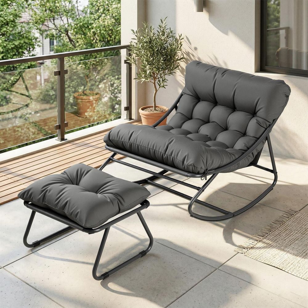 Cadeira de Balanço Papasan Gra - Outdoor Furniture Without Cushions avaliação e preço