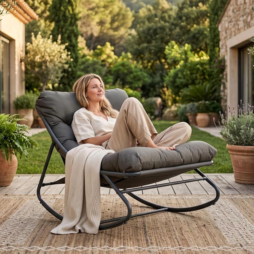 Cadeira de Balanço Papasan Gra - Outdoor Furniture Without Cushions avaliação e preço