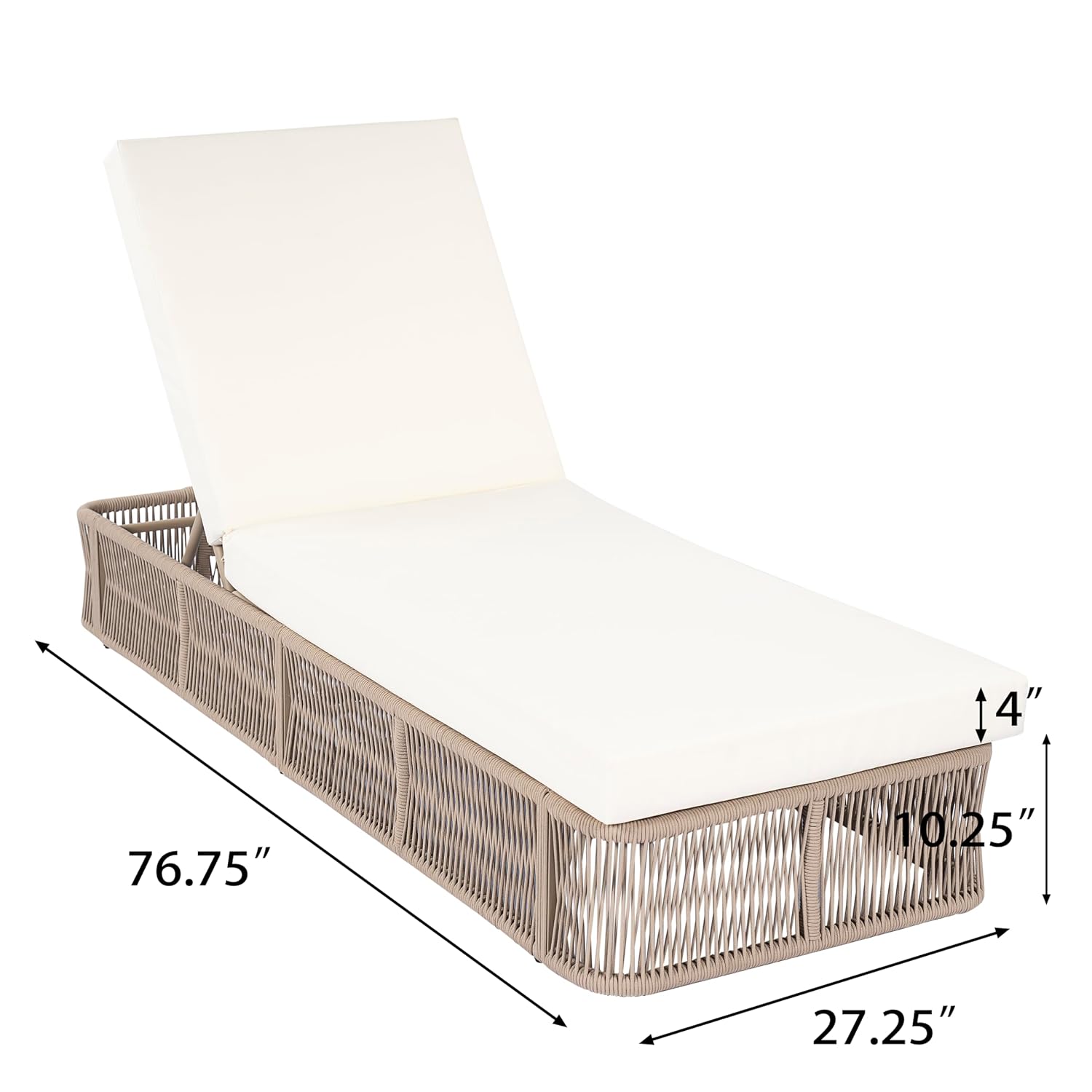 Cadeira de Descanso em Corda T - Outdoor Furniture Without Cushions avaliação e preço