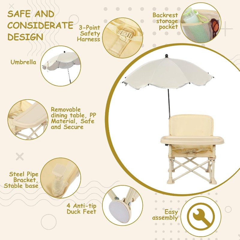Cadeira de Praia para Bebê com - Outdoor Furniture Table And Chairs avaliação e preço