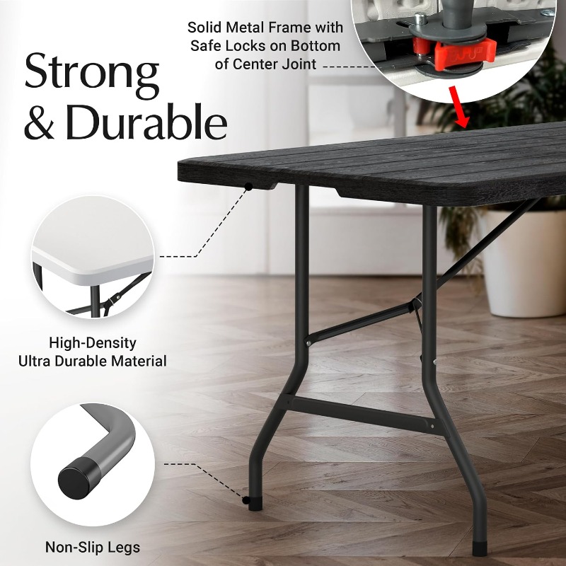 Pacote com 10 Mesas Dobráveis  - Outdoor Furniture Legs avaliação e preço