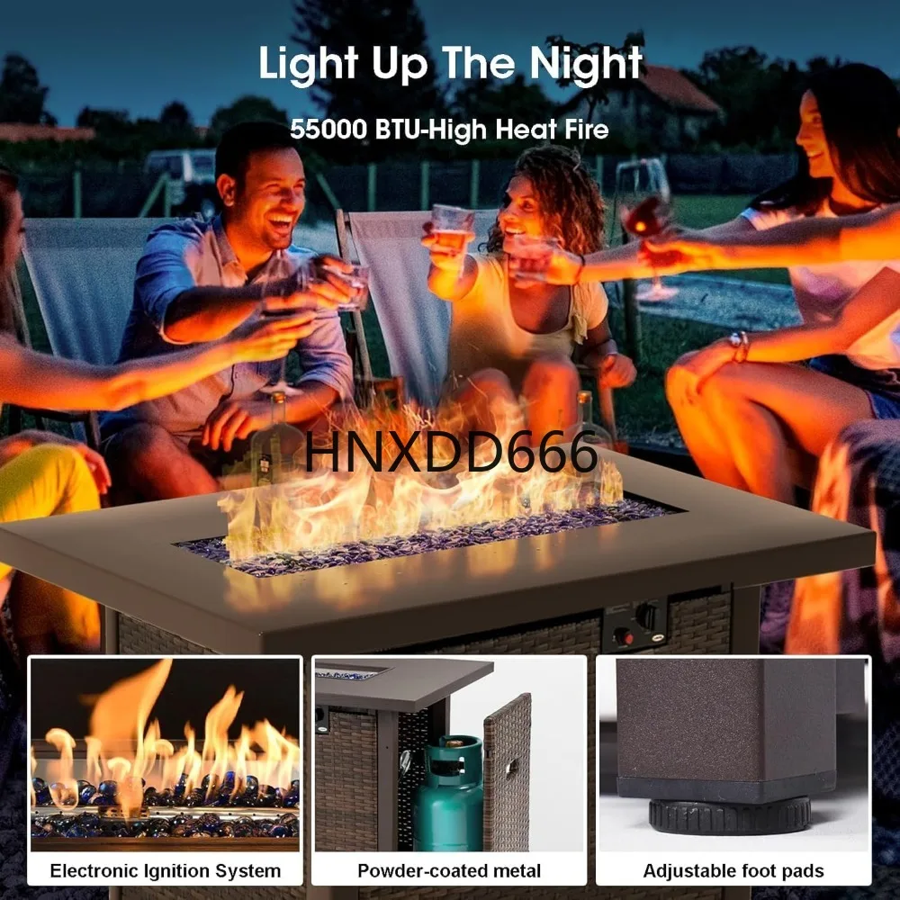 Conjunto de Móveis para Pátio  - Outdoor Furniture Fire Table avaliação e preço