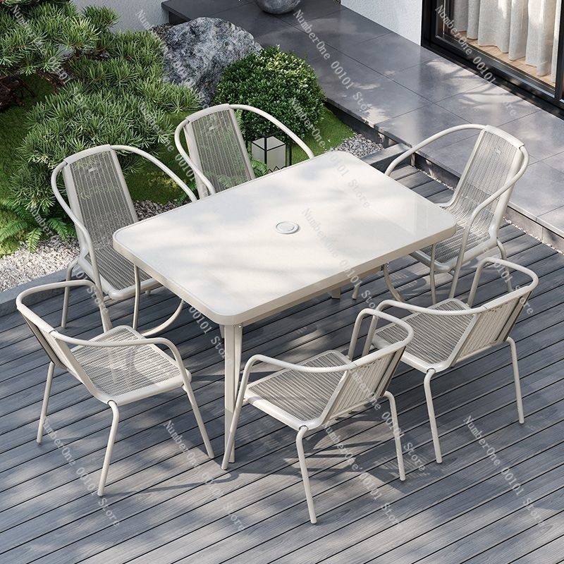 Conjunto de Mesa Dobrável para - Outdoor Furniture Table And Chairs avaliação e preço