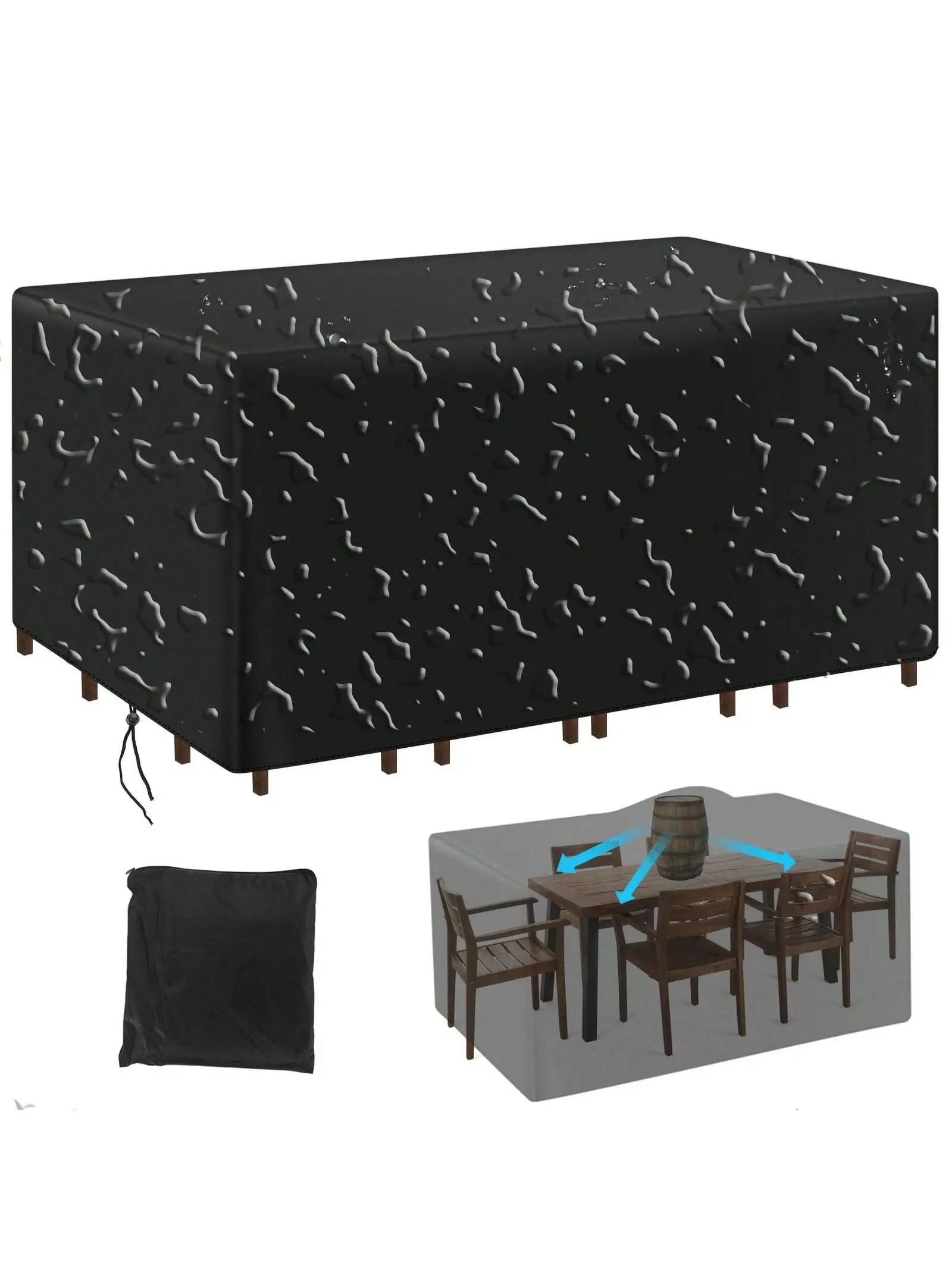 Capa Protetora Impermeável par - Outdoor Furniture Table And Chairs avaliação e preço