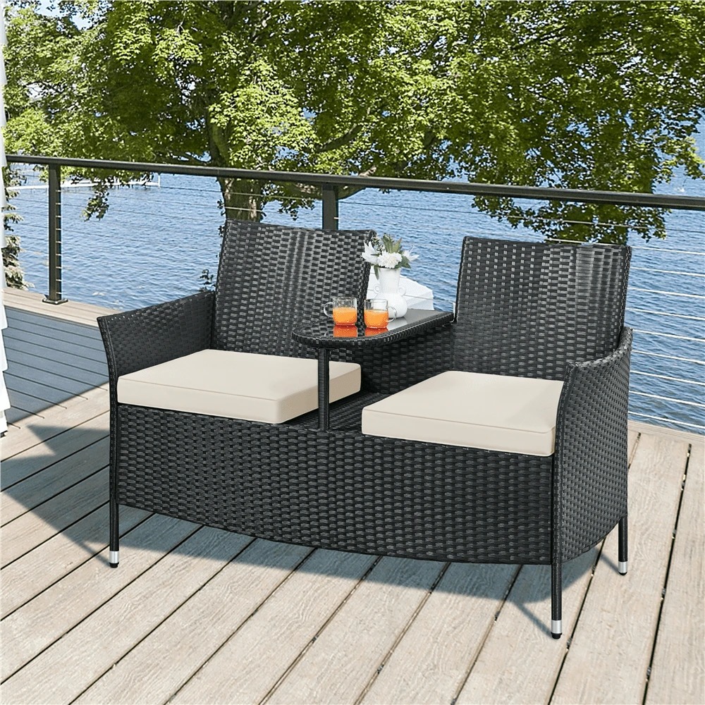 Conjunto de Móveis de Conversa - Outdoor Furniture Table And Chairs avaliação e preço