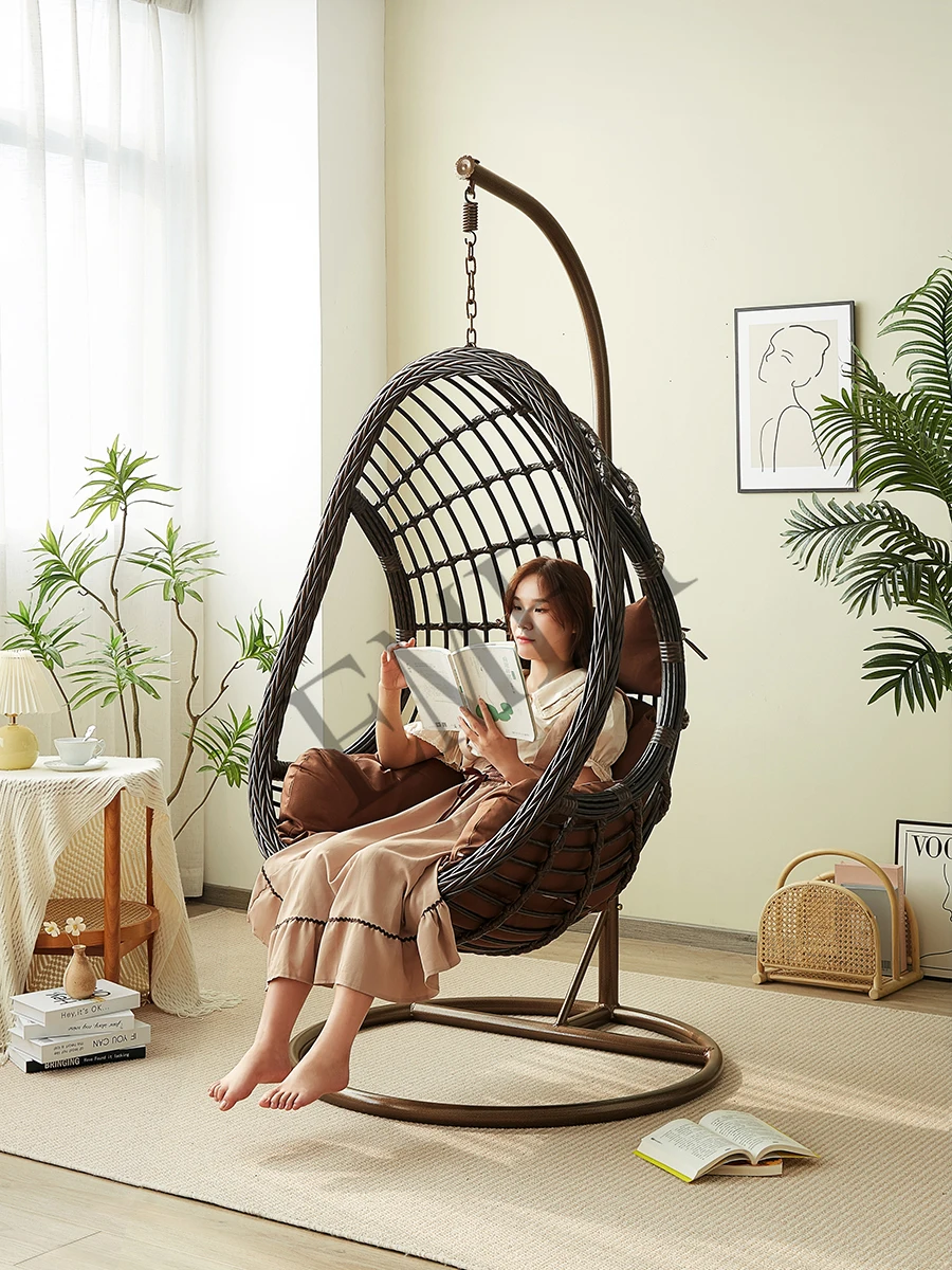 Cadeira Suspensa de Rattan, Ba - Outdoor Furniture Iron avaliação e preço
