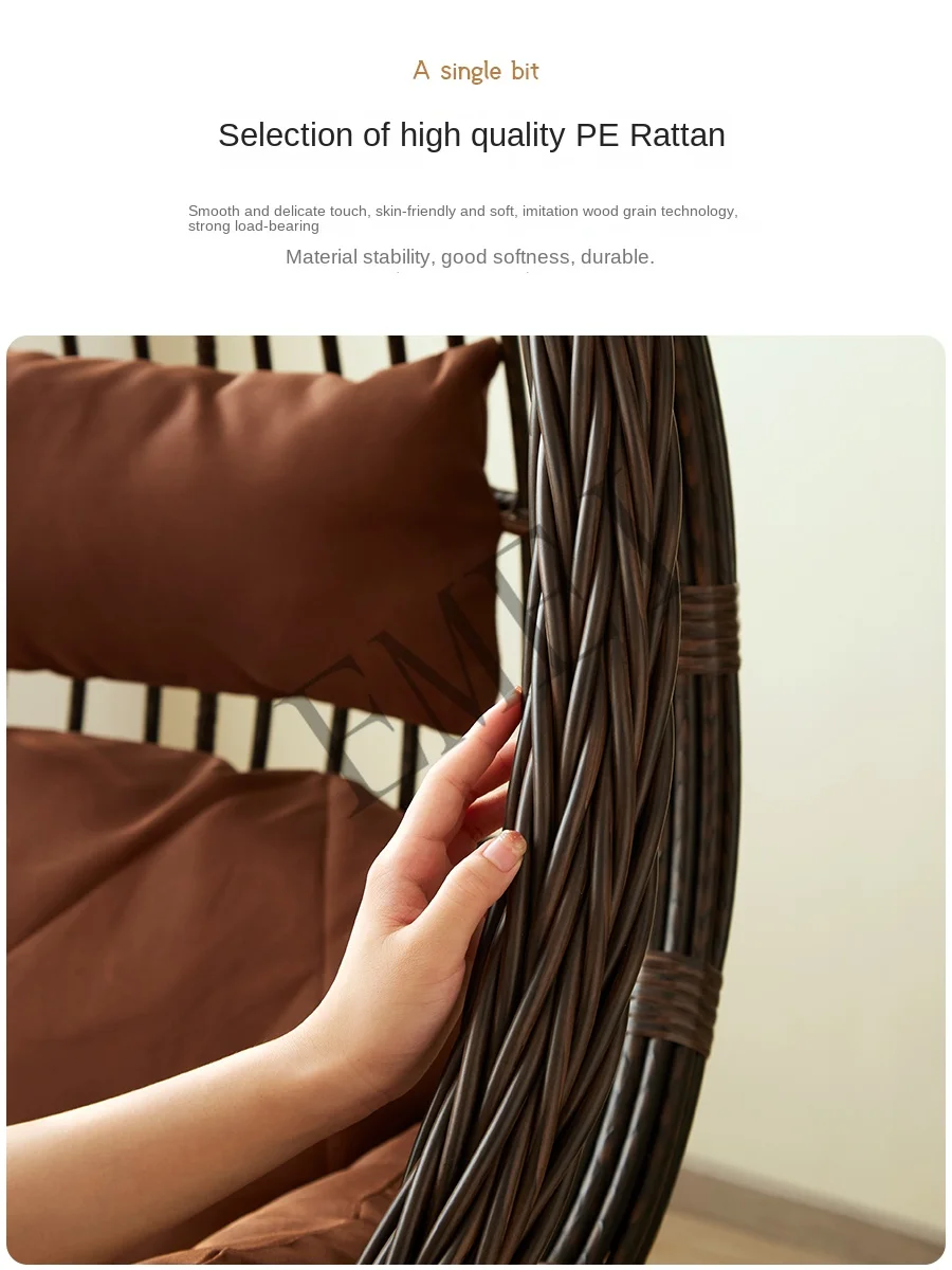 Cadeira Suspensa de Rattan, Ba - Outdoor Furniture Iron avaliação e preço