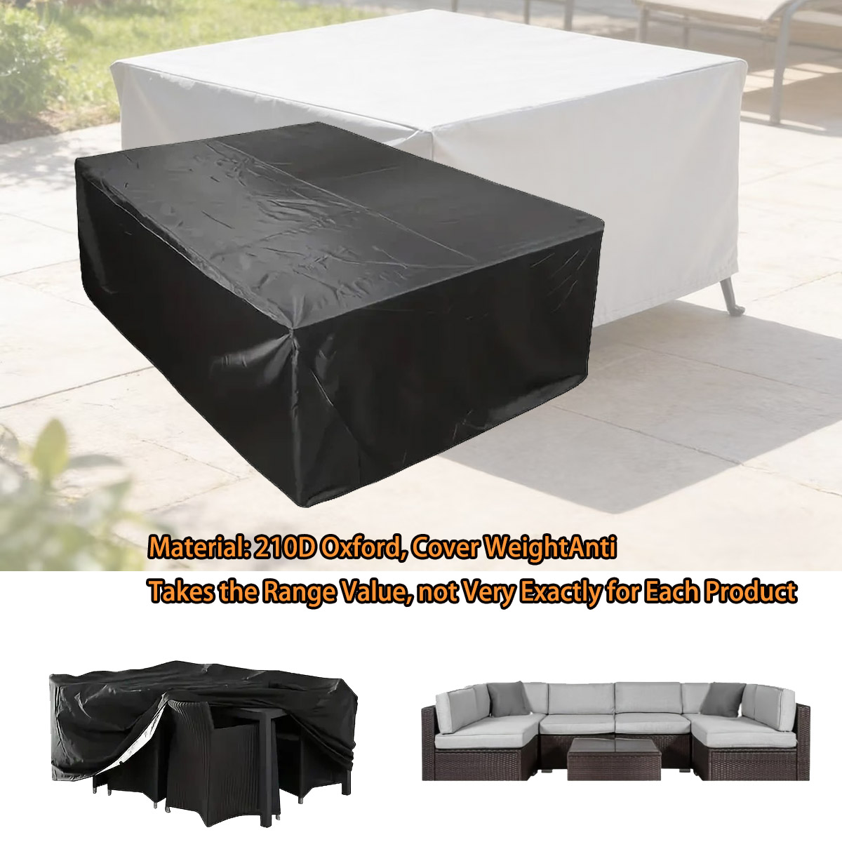 Capa para Móveis de Exterior e - Outdoor Furniture Table And Chairs avaliação e preço