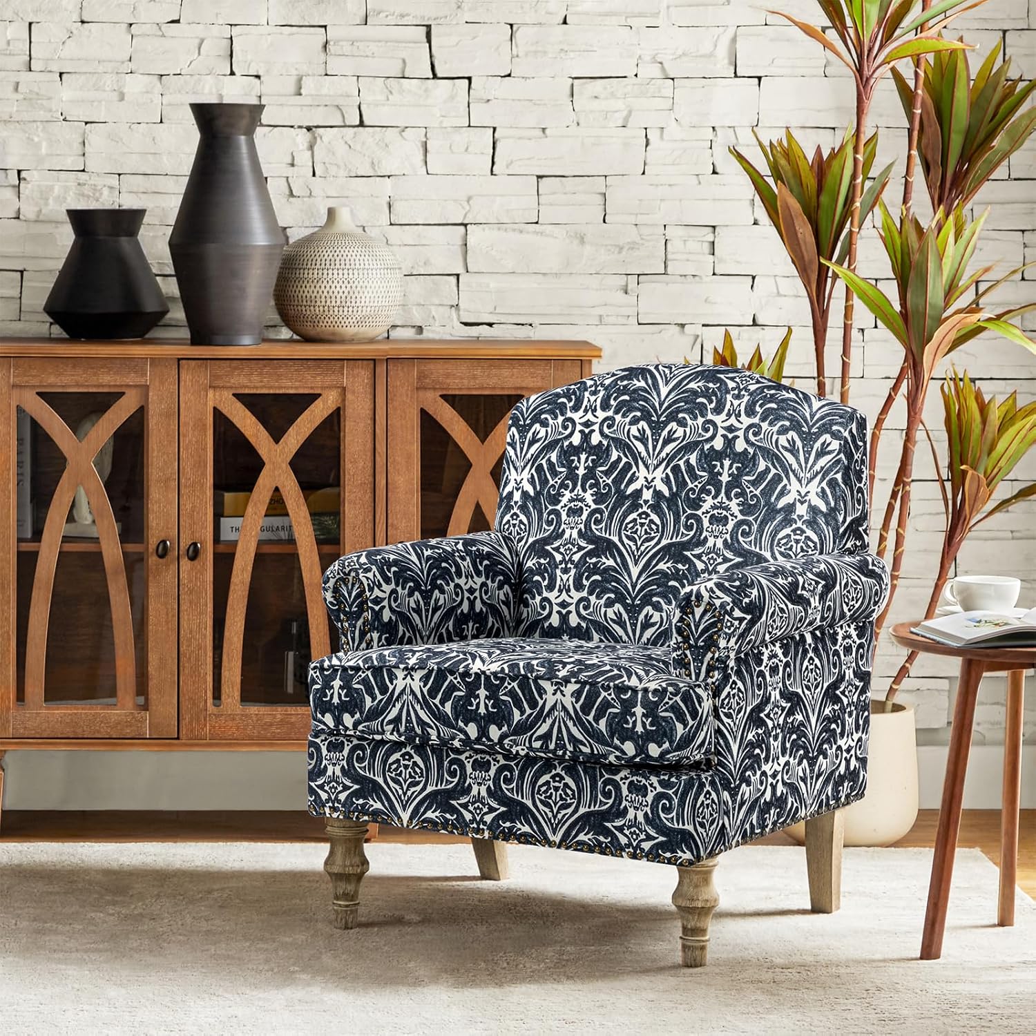 # Poltrona Estofada Floral com - Adirondack Chair Wood avaliação e preço