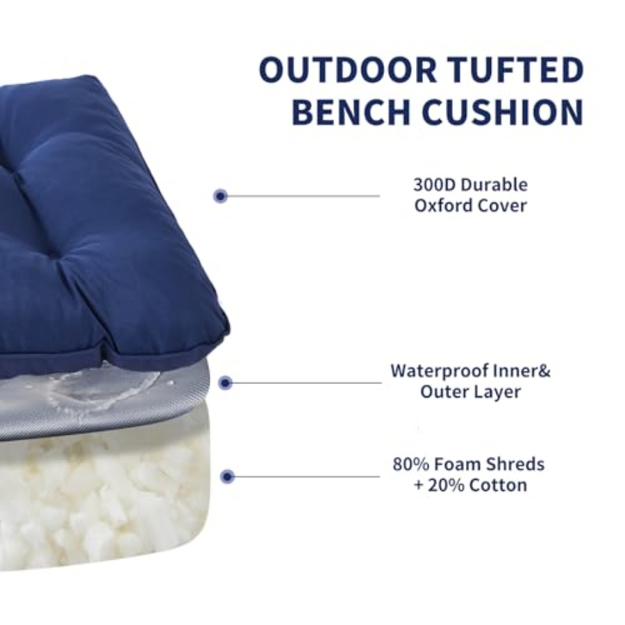 Almofada para Banco Externo, A - Outdoor Furniture Without Cushions avaliação e preço