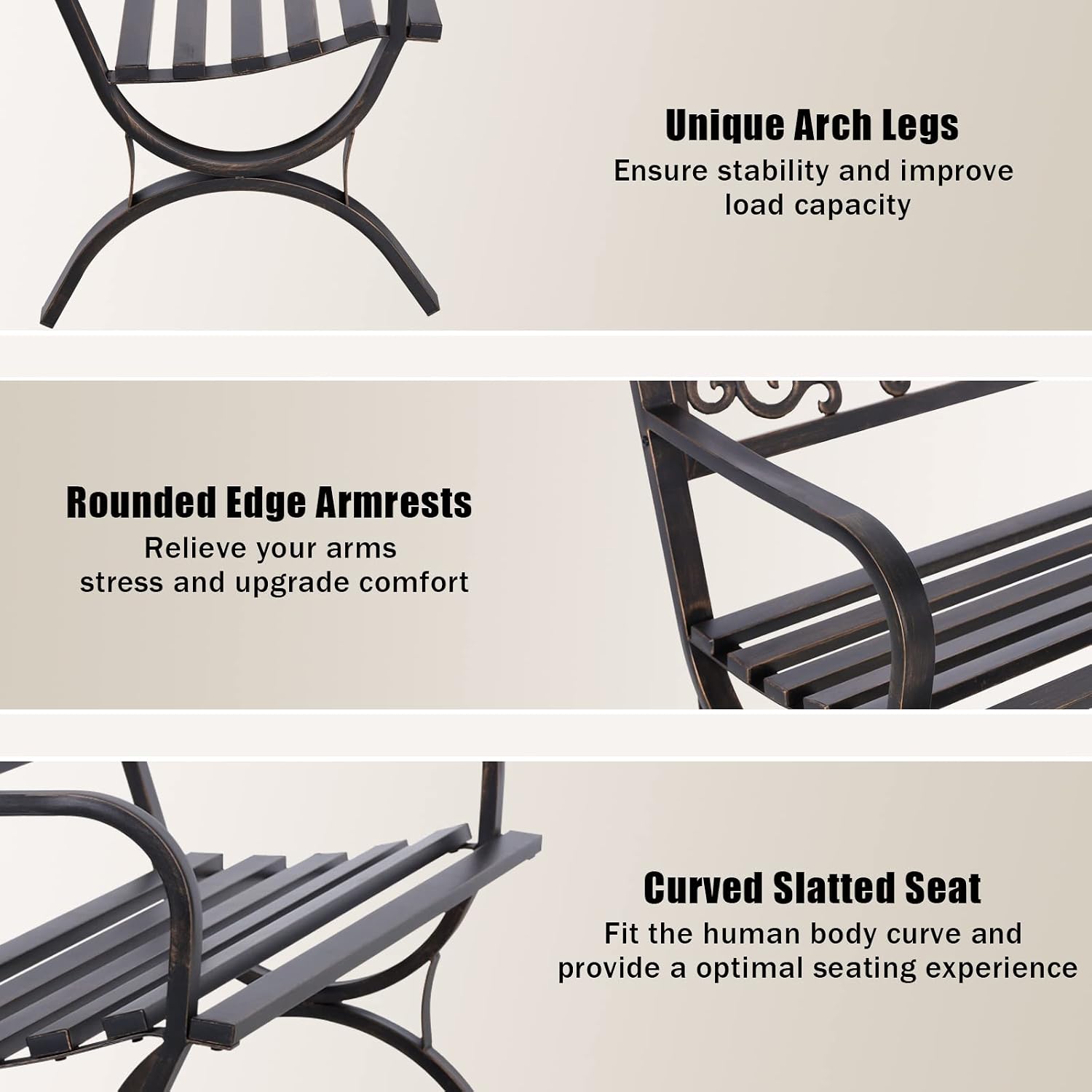 Banco de Jardim Externo de Bro - Outdoor Furniture Iron avaliação e preço