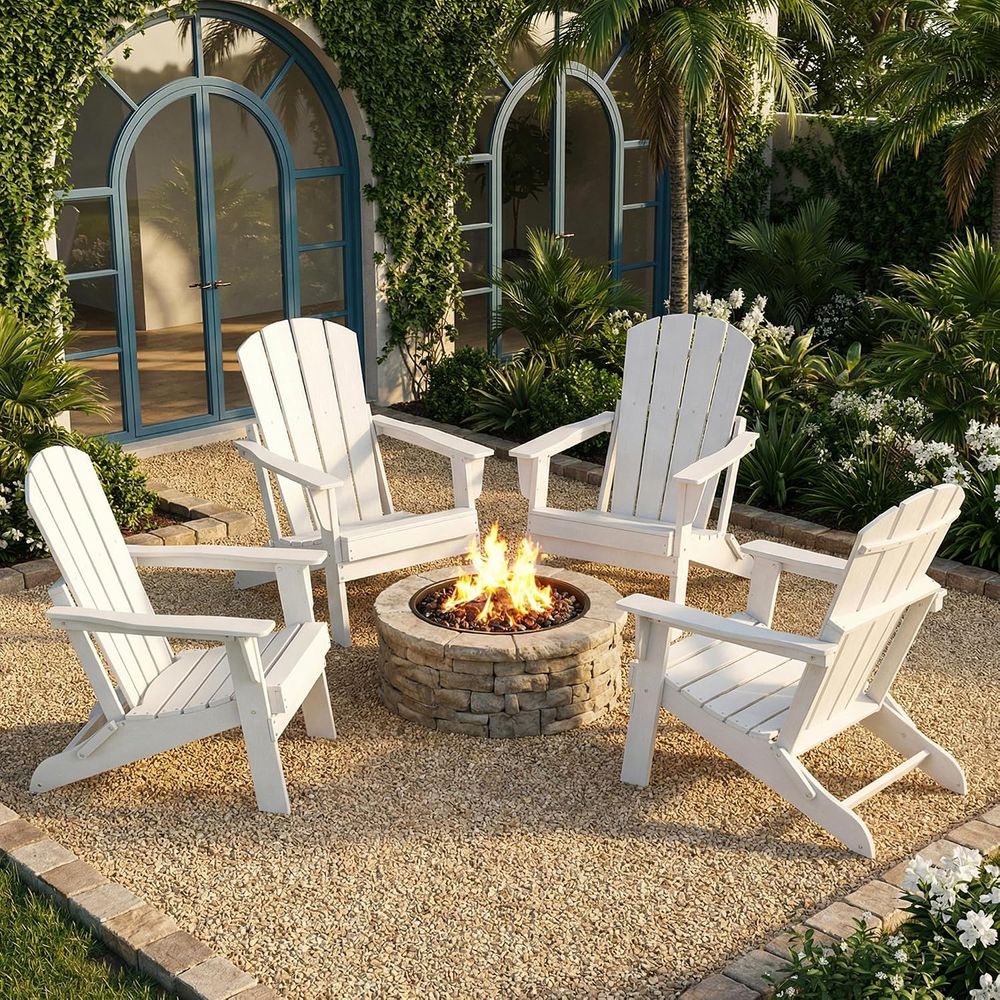 Conjunto de 4 Cadeiras Adirond - Adirondack Chair Wood avaliação e preço