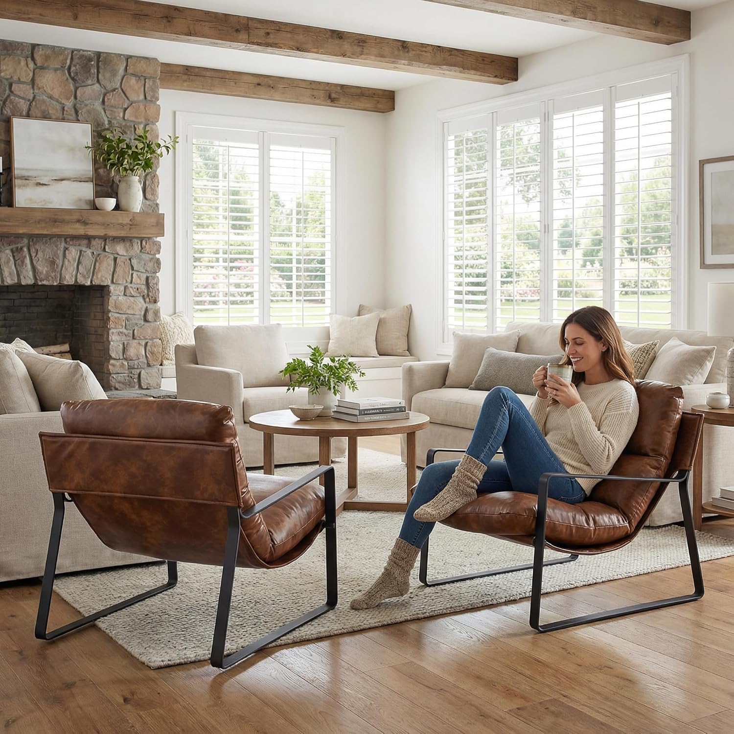 Conjunto de 2 Poltronas Decora - Adirondack Chair Wood avaliação e preço