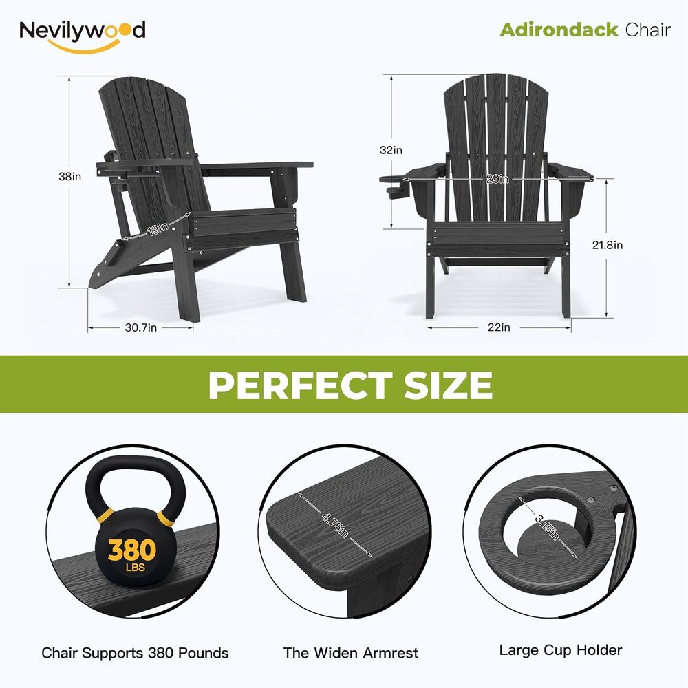 Cadeira Adirondack, com suport - Adirondack Chair Wood avaliação e preço